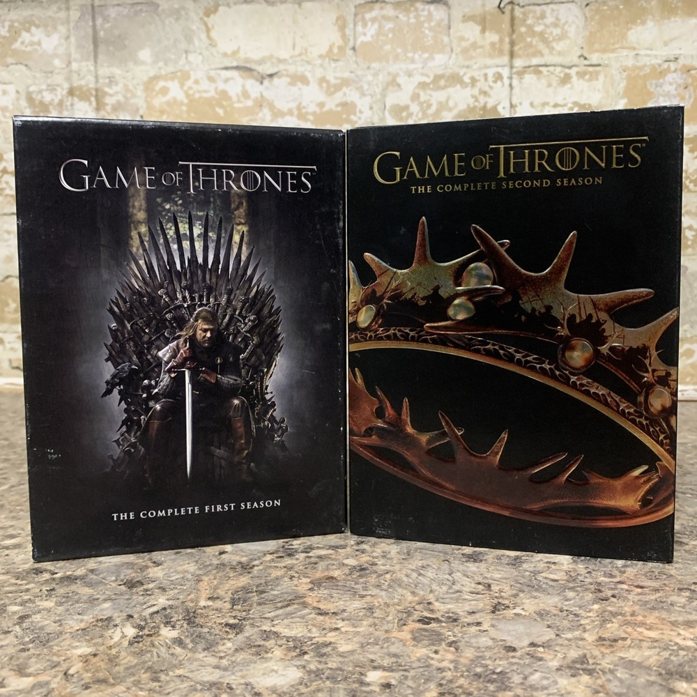 GAME OF THRONES - Lot of First & Second 1 & 2 Seasons Box Sets DVD